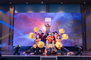 A highlight moment from E-XPRO’s year end party planning service